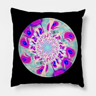 Peacock Flower Pillow