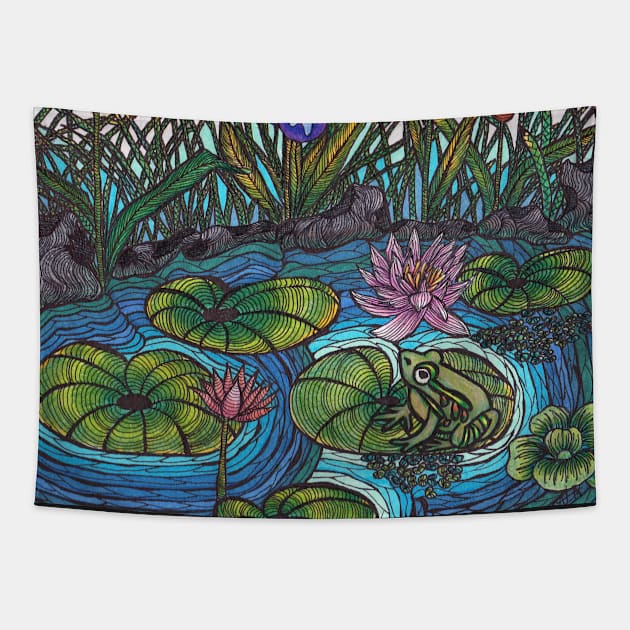 Frog Bottom Tapestry by CAutumnTrapp