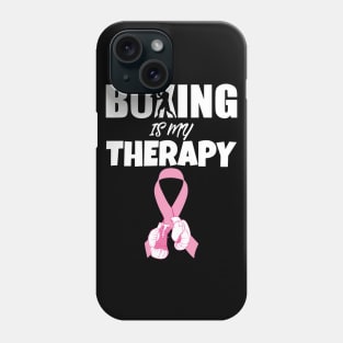 Boxing Is My Therapy Phone Case