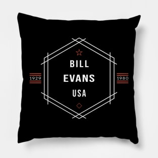 Bill Evans USA 1929 1980 Music D12 Pillow