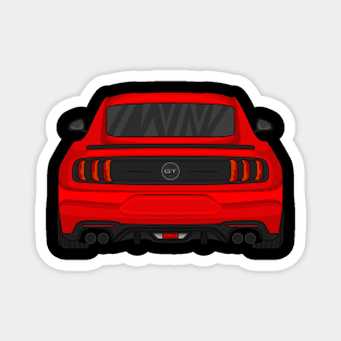 MUSTANG GT RED Magnet