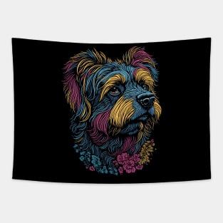 Pop Art Dog Tapestry