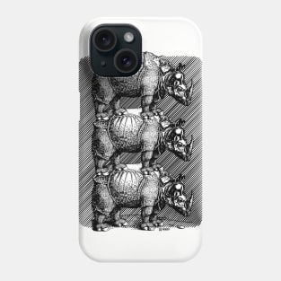 Rhinoceros-4 Phone Case