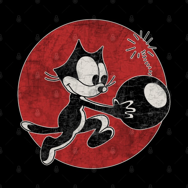 Felix The Cat with Bomb by valentinahramov