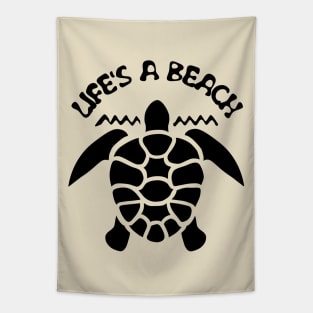 Life's a beach - Sea Turtle Tapestry