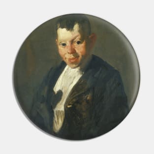 The Newsboy by George Bellows Pin