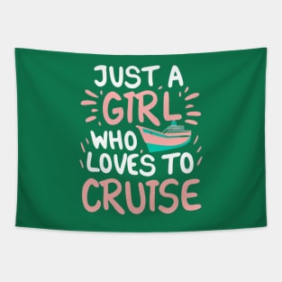 Cruise girl Tapestry