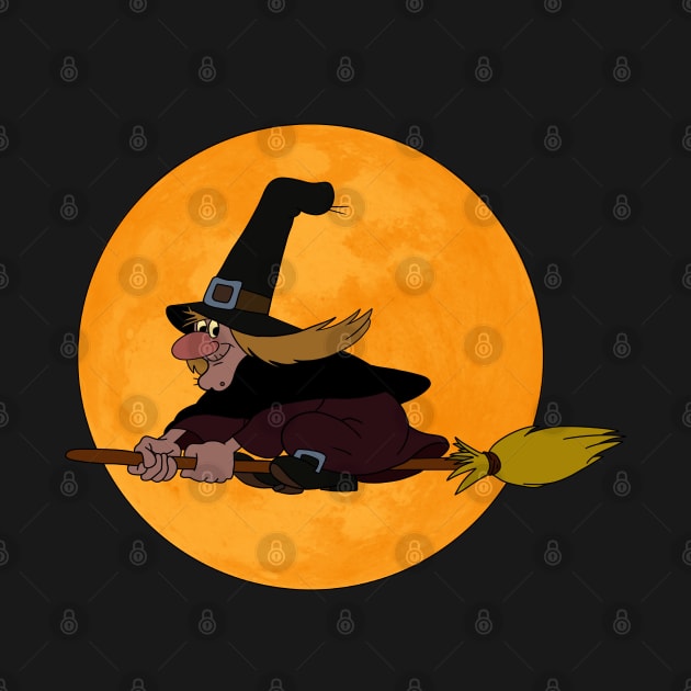 Witch Hazel with Moon by JC Tees