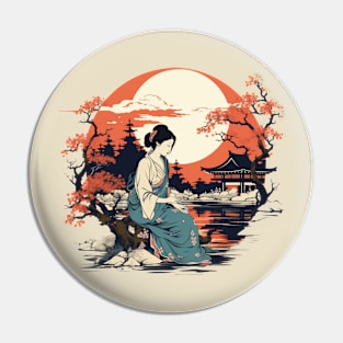 JAPANESE WOMAN Pin