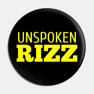 Unspoken Rizz Yellow Gold Pin