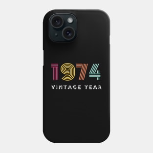 Awesome Since July 1974 Vintage Phone Case