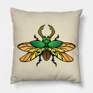 Stag Beetle Pillow