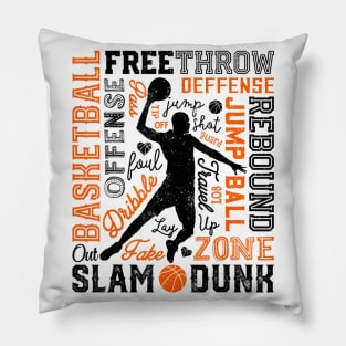 Basketball For Boys Men Player Dunk Pillow