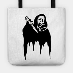 Scream VI  (Scream 6)  scary horror movie graphic design by ironpalette Tote