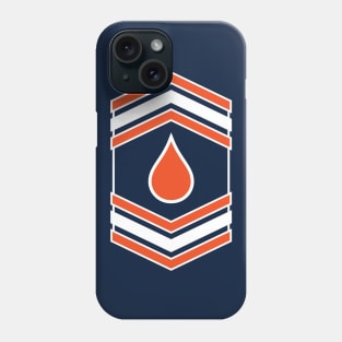 Oil Drop Insignia (Blue & Orange) [Rx-Tp] Phone Case