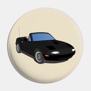 Black Miata Pin