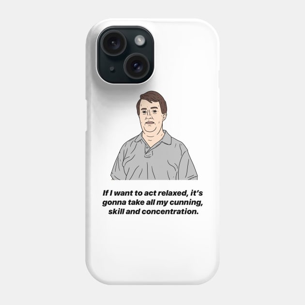 MARK CORRIGAN | CUNNING SKILL AND CONCENTRATION Phone Case by tommytyrer