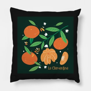 Clementines, the sweet and tasty fruits Pillow