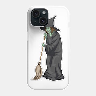 Witch Halloween Broom Phone Case