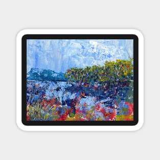 Mangroves at low tide (3239a-Cropped) Print Magnet