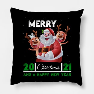 Christmas New Year 2021 Pillow