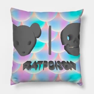 RatPoison Official support of mermaid skin Pillow