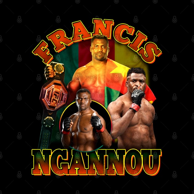 Francis Ngannou Vintage by MMAMerch