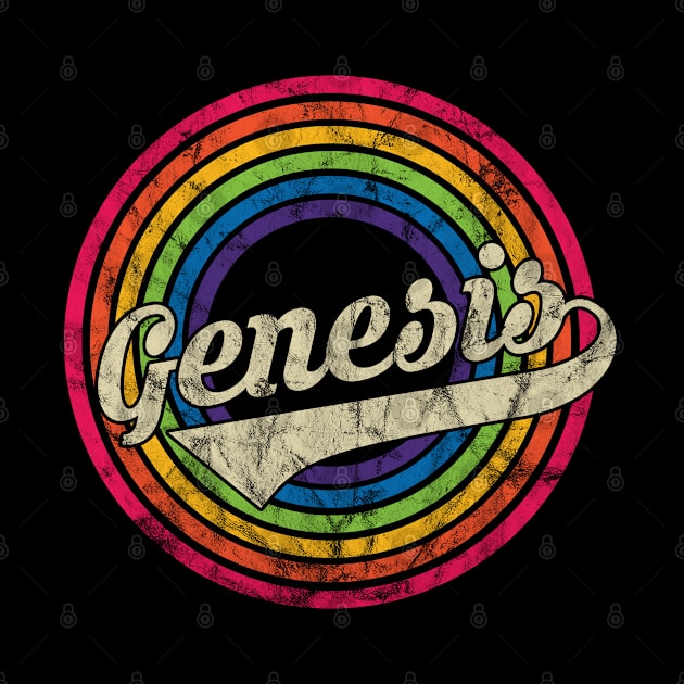 Genesis - Retro Rainbow Faded-Style by MaydenArt