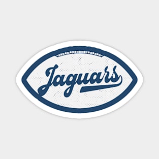 Retro Jaguars Football Magnet