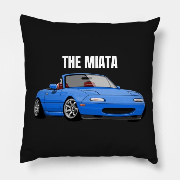 the miata Pillow by MOTOSHIFT