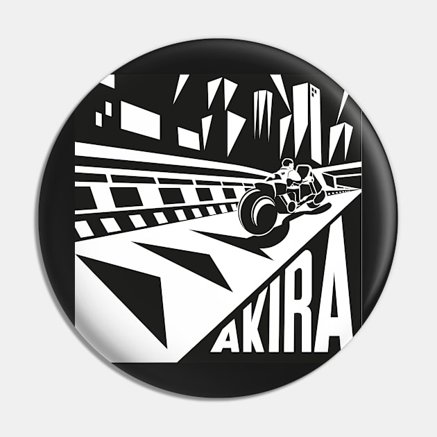 Akira futurism black and white Pin by chillstudio