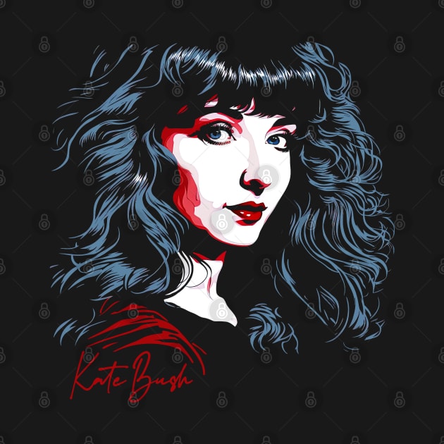 Kate Bush - 80s Retro Design by DankFutura