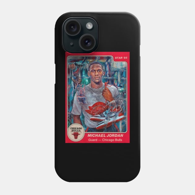 BASKETBALLART - JORDAN CARD Phone Case by JORDAN-ART23