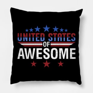 United States Of Awesome Pillow