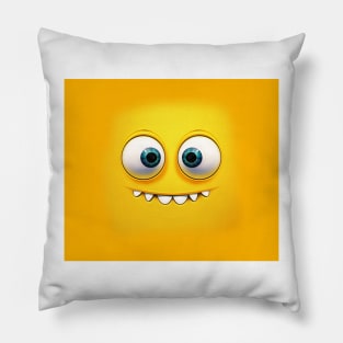 Smile with teeth Pillow