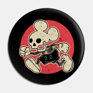 Rat Skeleton Pin