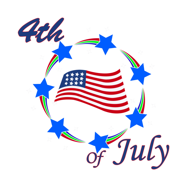 July 4Th American by Saldi