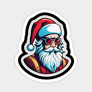 Santa Claus Christmas Illustration Magnet