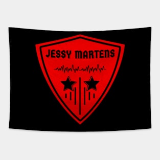 Style logo jessy red designs martens Tapestry