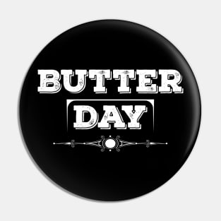 National Peanut Butter Lover’s Day White Pin