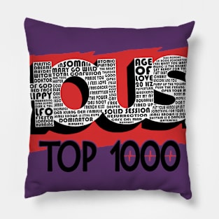 House Top 1000 dubbel bedrukt wit Pillow