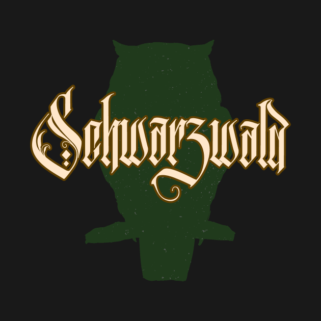 Schwarzwald Eule Uhu Vogel Natur Schwaben by Foxxy Merch