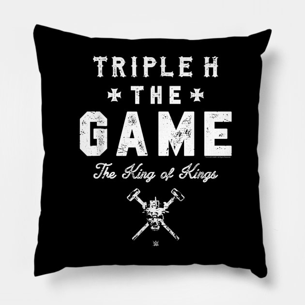 Triple H The Game King Of Kings Fight Type Pillow by Holman