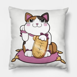 Lucky Fat Cat Pillow