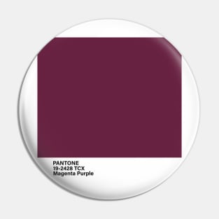 pantone 19-2428 TCX Magenta Purple Pin