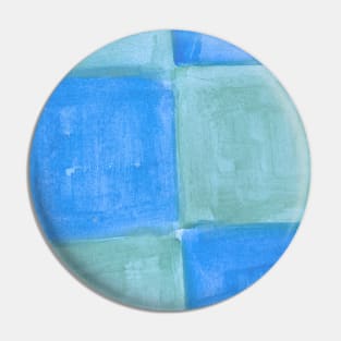 Watercolor Blue square Pattern watercolour painting beach sand and water Pin