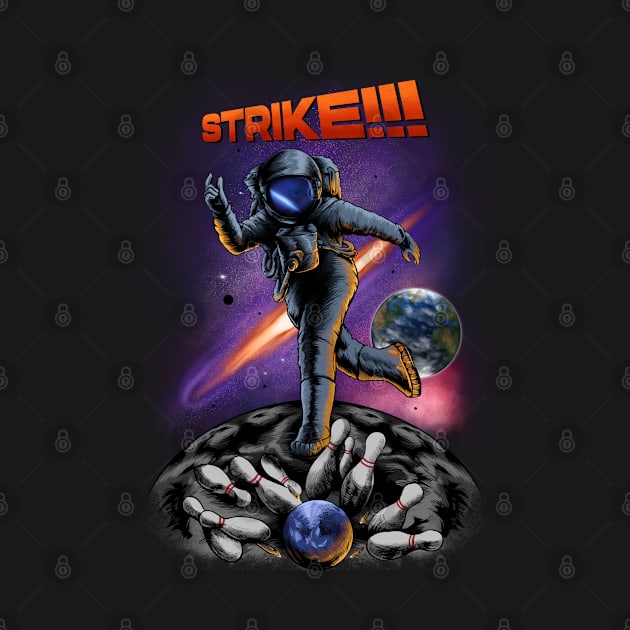 ASTRONAUT STRIKE!!! by AWANG ART STUDIO