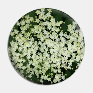 White flowers Pin