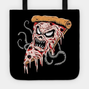 Horror Pizza Slice Monster Tote