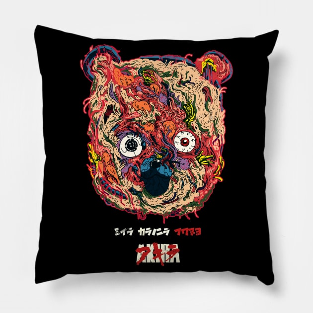 Akira Bear Pillow by GiGiGabutto